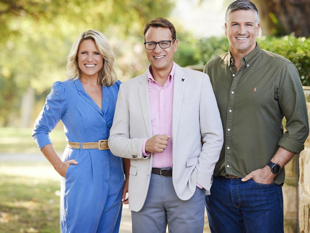 The Selling Houses Australia team (l-r). Wendy Moore, Andrew Winter and Dennis Scott. Picture: Foxtel