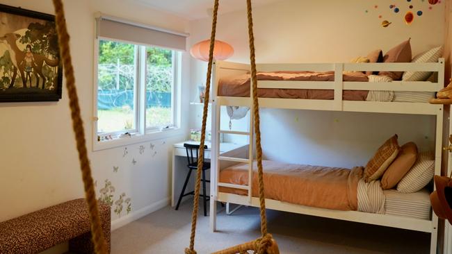 AFTER: A wall between two rooms was removed to become one larger children’s bedroom. Picture: Katrina Lezaic