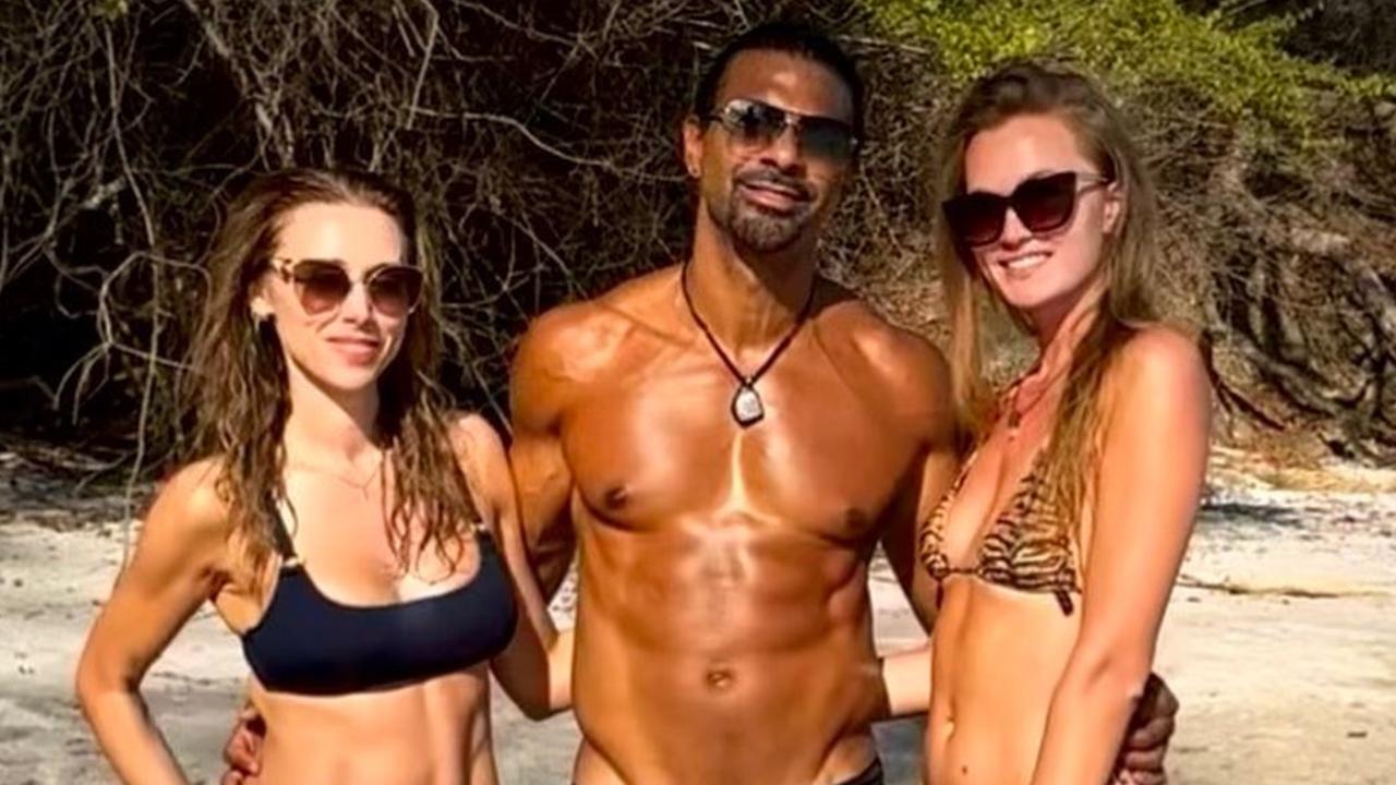 Una Healy, David Haye and Sian Osborne