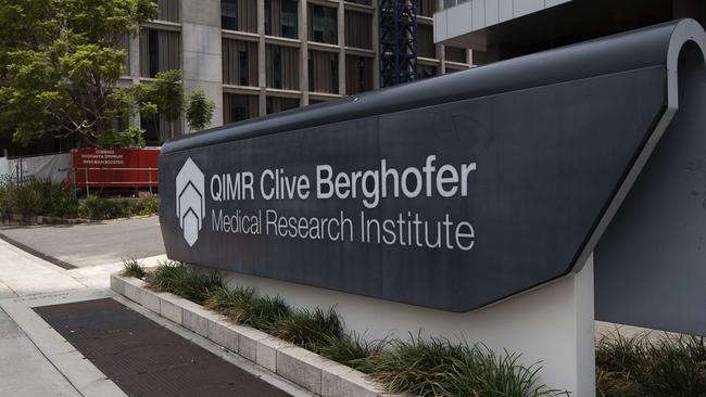 QIMR Clive Berghofer Medical Research Institute in Brisbane. Picture: AAP Image