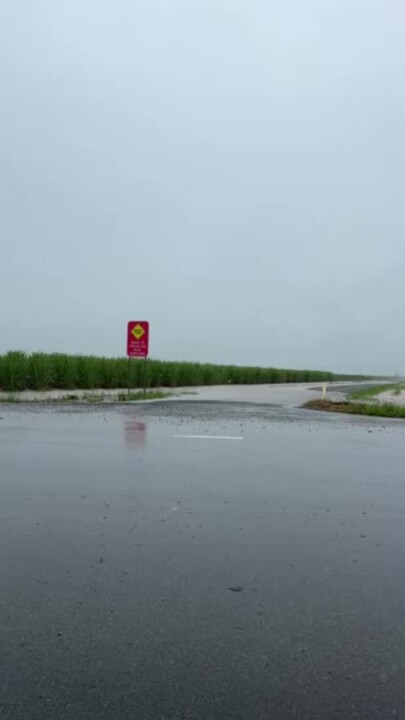 Roadways underwater as storm batters Whitsundays