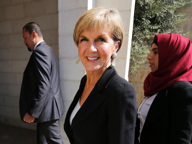 Labor has accused Foreign Minister Julie Bishop of accepting $500,000 from donors with links to the Chinese Government. Picture: AFP/Abbas Momani