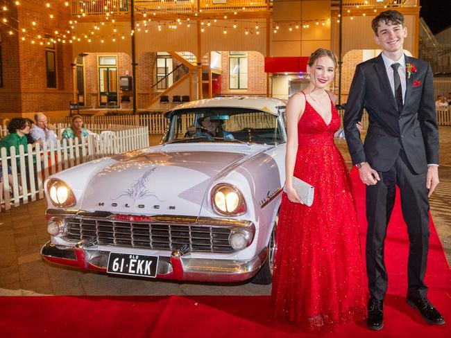 CLASS OF 2024: Townsville Grammar School formal. Students Alyssa Curtis and Flynn Hunter.