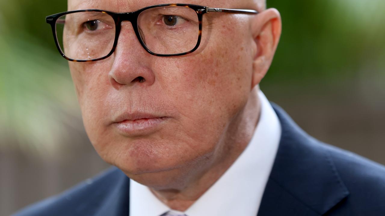 Opposition Leader Peter Dutton has avoided taking a position on scrapping stamp duty, which is broadly seen as a major hurdle to home ownership. Picture: NewsWire / Damian Shaw