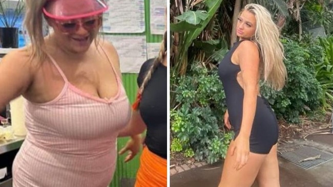 Holly has dropped an incredible 35kg. Picture: Supplied