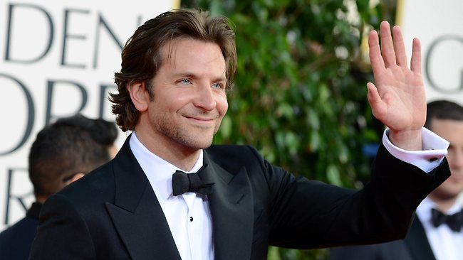 Actor Bradley Cooper, hailed for his role in Silver Linings Playbook, on the red carpet.