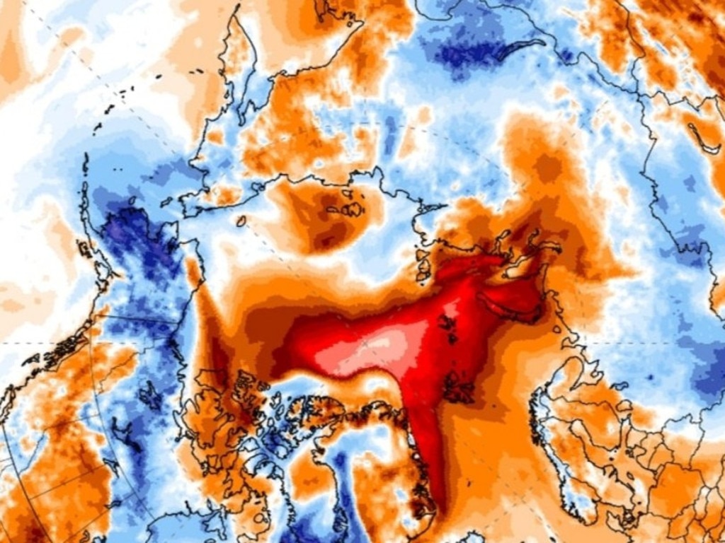Temperatures in the poles are skyrocketing.