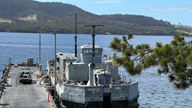 The barge dubbed 'The Wombat' will be moored in Macquarie Harbour.