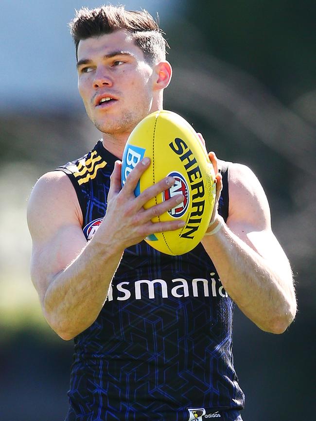 Jaeger O’Meara at Hawthorn training.