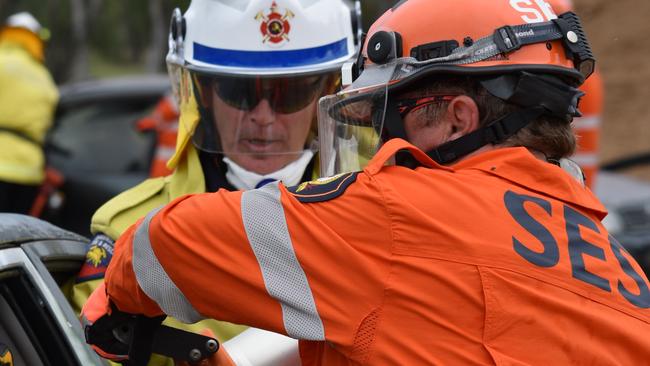 An alliance of regional Queensland mayors is calling on the State Government to urgently release a report about SES groups. Picture: SES Mackay Area Controller Selina Neill