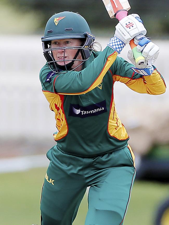 Veronica Pyke has given more than a decade’s service to the Tasmanian women’s cricket program. Picture: RICHARD JUPE