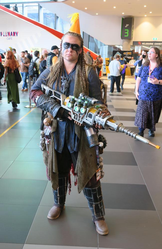Michaela at the 2024 PAX Aus Convention at the Melbourne Convention and Exhibition Centre. Picture: Gemma Scerri