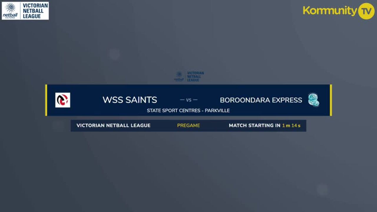 Replay: Southern Saints v Boroondara Express (23 and Under) - 2025 Victorian Netball League Round 11