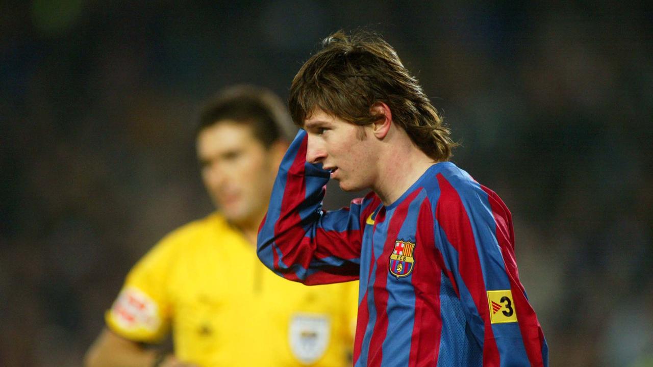 Messi in 2005. Picture: Luis Bagu/Getty Images