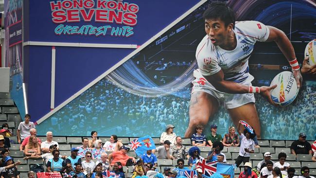 Fiji fans are a big attraction at the Hong Kong Sevens