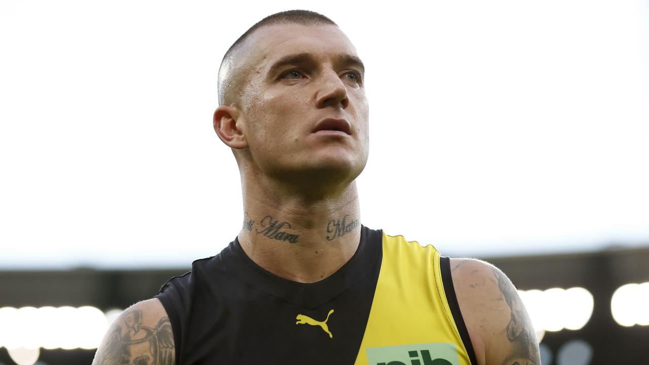 Dustin Martin’s future remains the centre of speculation. Picture: Darrian Traynor