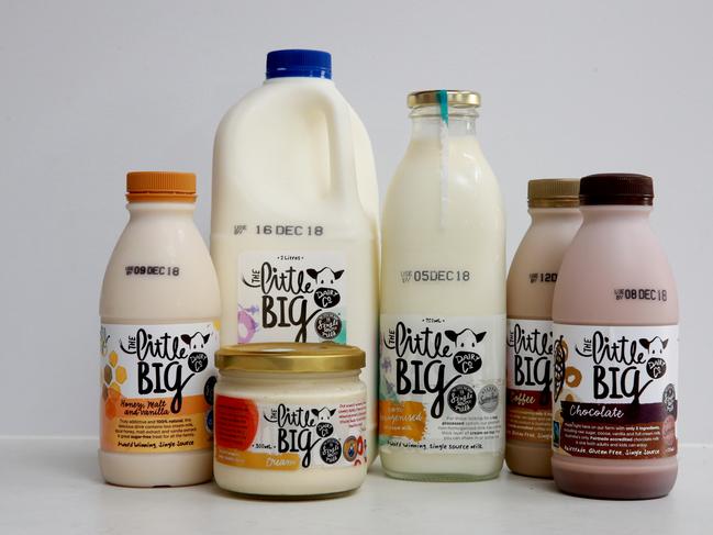 Wide range: The Little Big Dairy Co products.