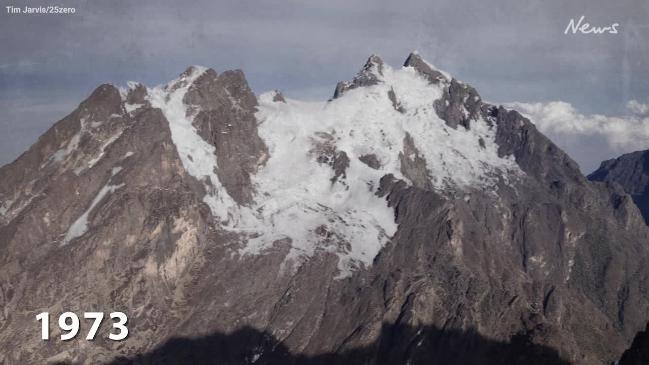 Mount Stanley in the Rwenzori Mountains of Uganda timelapse