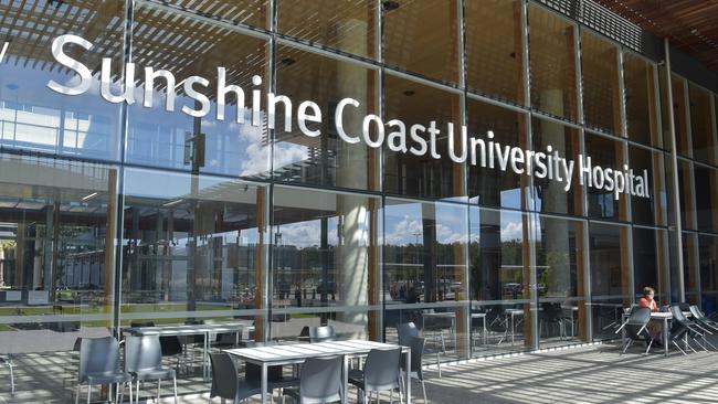 Tour of the Sunshine Coast University Hospital (SCUH).Exterior of the building.