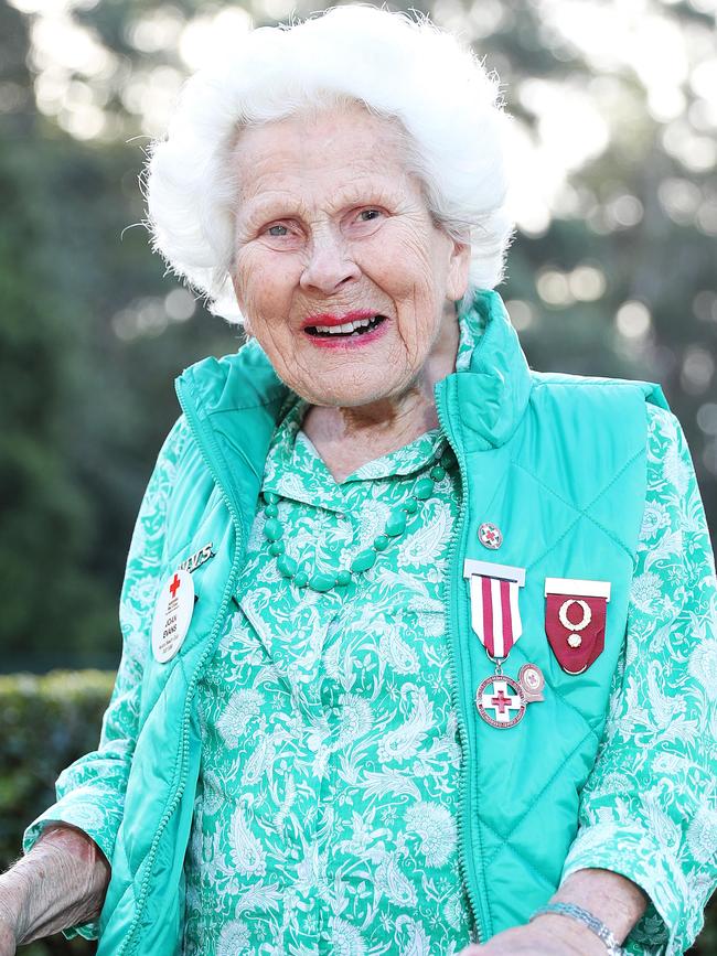 Joan Evans turned 100 in August. Picture: Tim Hunter