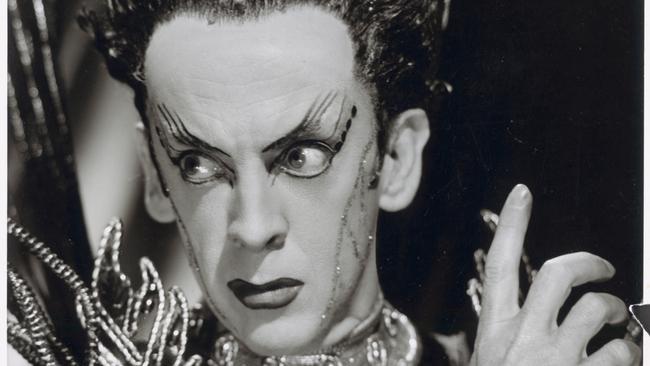 Detail: Houston Rogers, Portrait of Robert Helpmann as Oberon, 1954