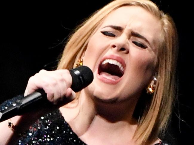PHOENIX, AZ - NOVEMBER 21:  Singer/songwriter Adele performs during the final concert of her North American tour at Talking Stick Resort Arena on November 21, 2016 in Phoenix, Arizona.  (Photo by Ethan Miller/Getty Images for BT PR)