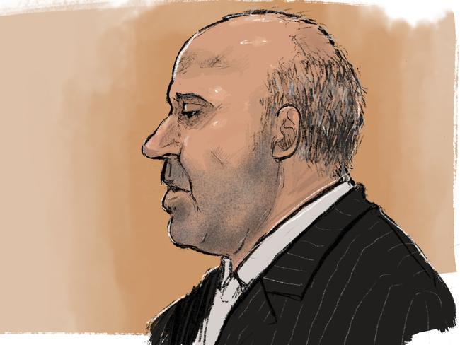 There was little of Mokbel’s old slippery charisma in his court appearances this week. Picture: Nine News