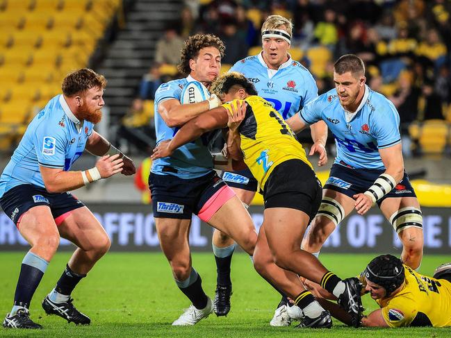 Waratahs' Mark Nawaqanitawase is on his way to the NRL, but not until after the Paris Olympics. Picture: AFP