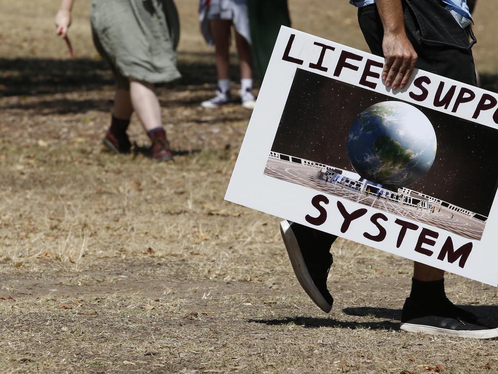 Extinction Rebellion ‘spring rebellion’ protests in Brisbane. Picture: Regi Varghese/AAP