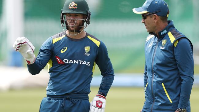 Coach Justin Langer is confident David Warner is in good nick despite a poor return at Edgbaston.