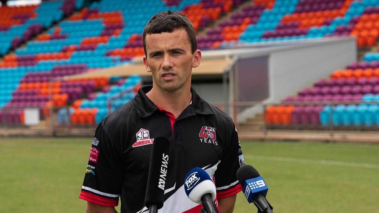 Southern Districts captain Dean Staunton in the lead-up to the NTFL grand final. Picture: PEMA TAMANG Pakhrin