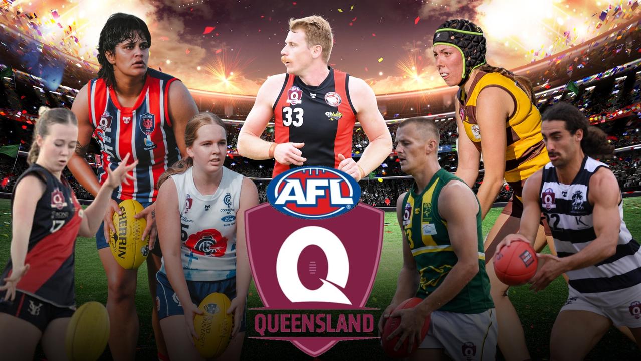 QAFL, QAFLW most versatile players. Pictures: Highflyer Images, Brooke Sleep Media, Ben Grimes, Michael Lovell and Facebook.