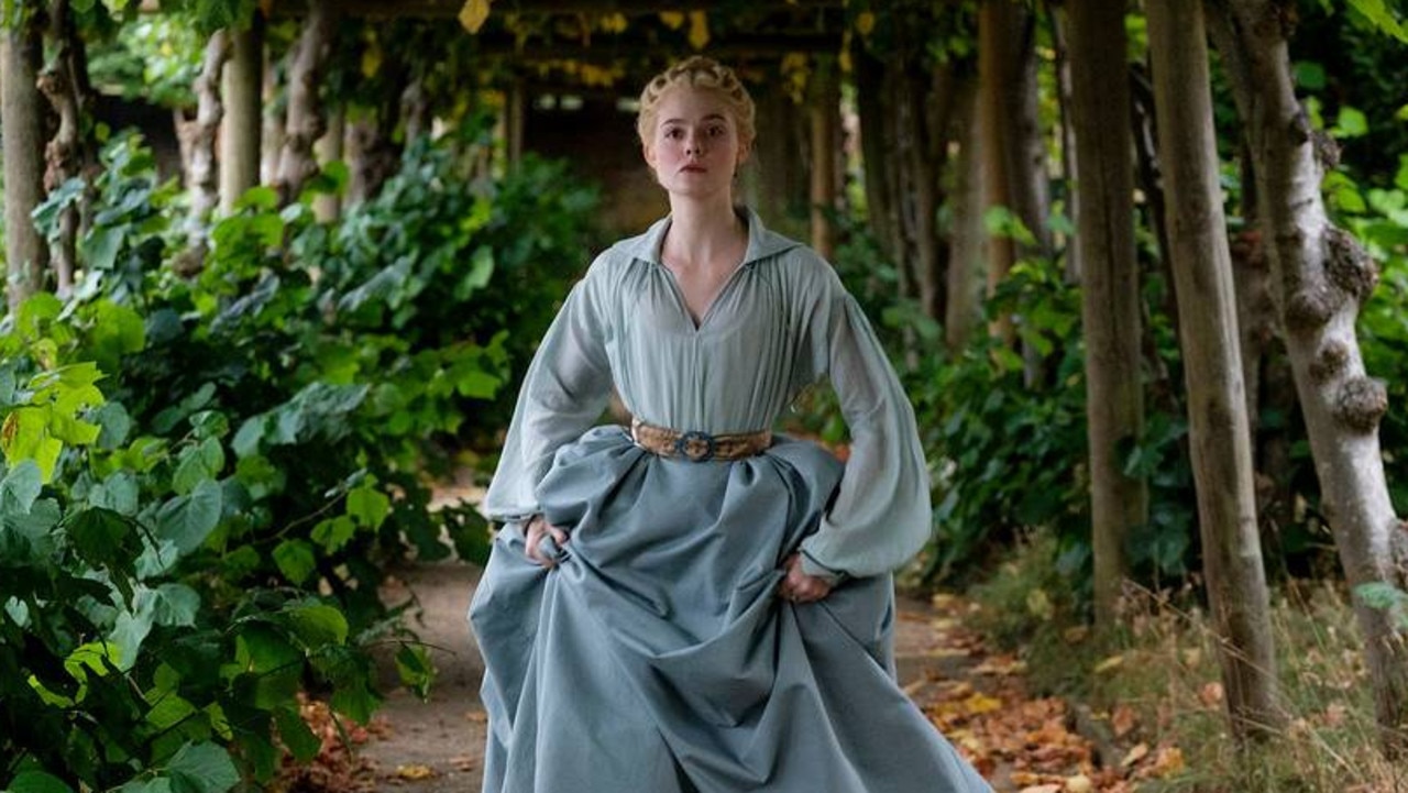 Elle Fanning as Catherine the Great.