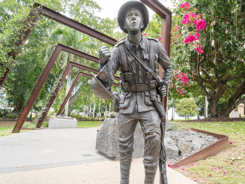 The Gallipoli to Armistice war memorial is among the many attractions in the CBD but now locals, and increasingly tourists, are too frightened to enjoy it. Credit: Tim Bond