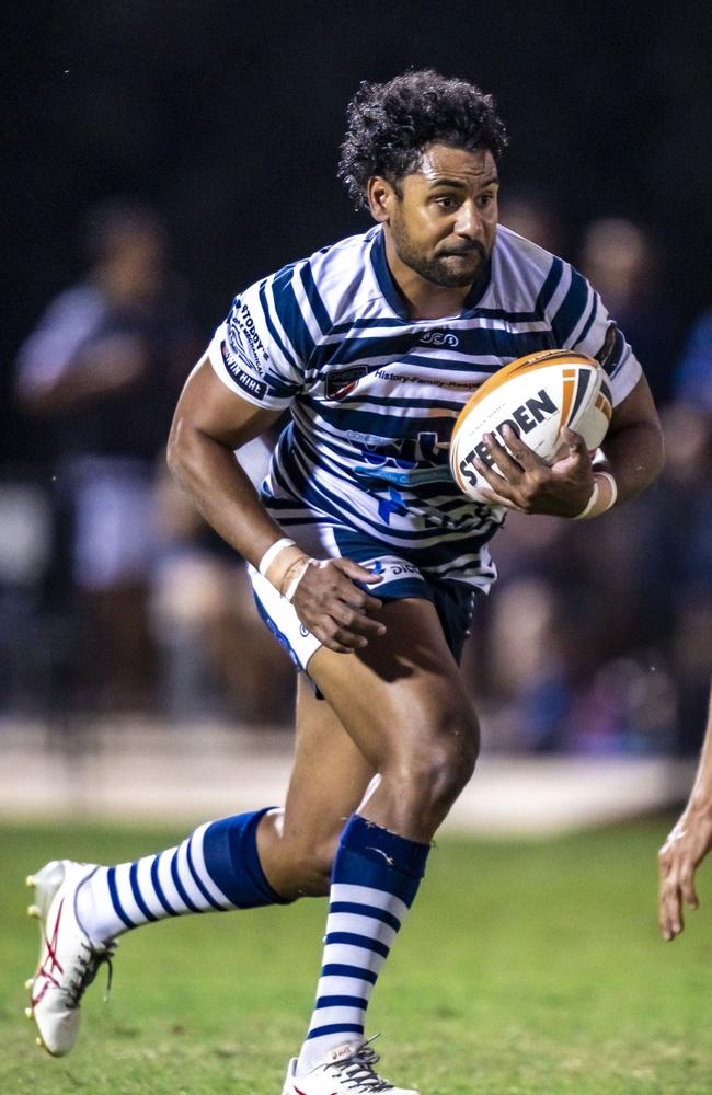 Aaron Pollard playing for the Darwin Brothers in the 2024 NRL NT season. Picture: NRL NT / Patch Clapp