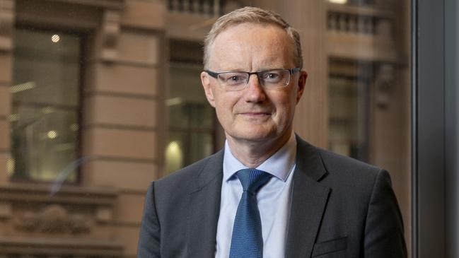 Reserve Bank governor Philip Lowe and his board are tipped to keep interest rates on hold.Picture: Stephen Cooper