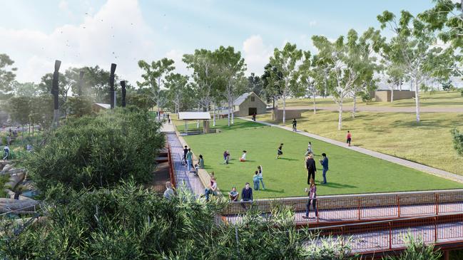 Concept image of the Picnic lawn area at Glenthorne. Pic: DEW