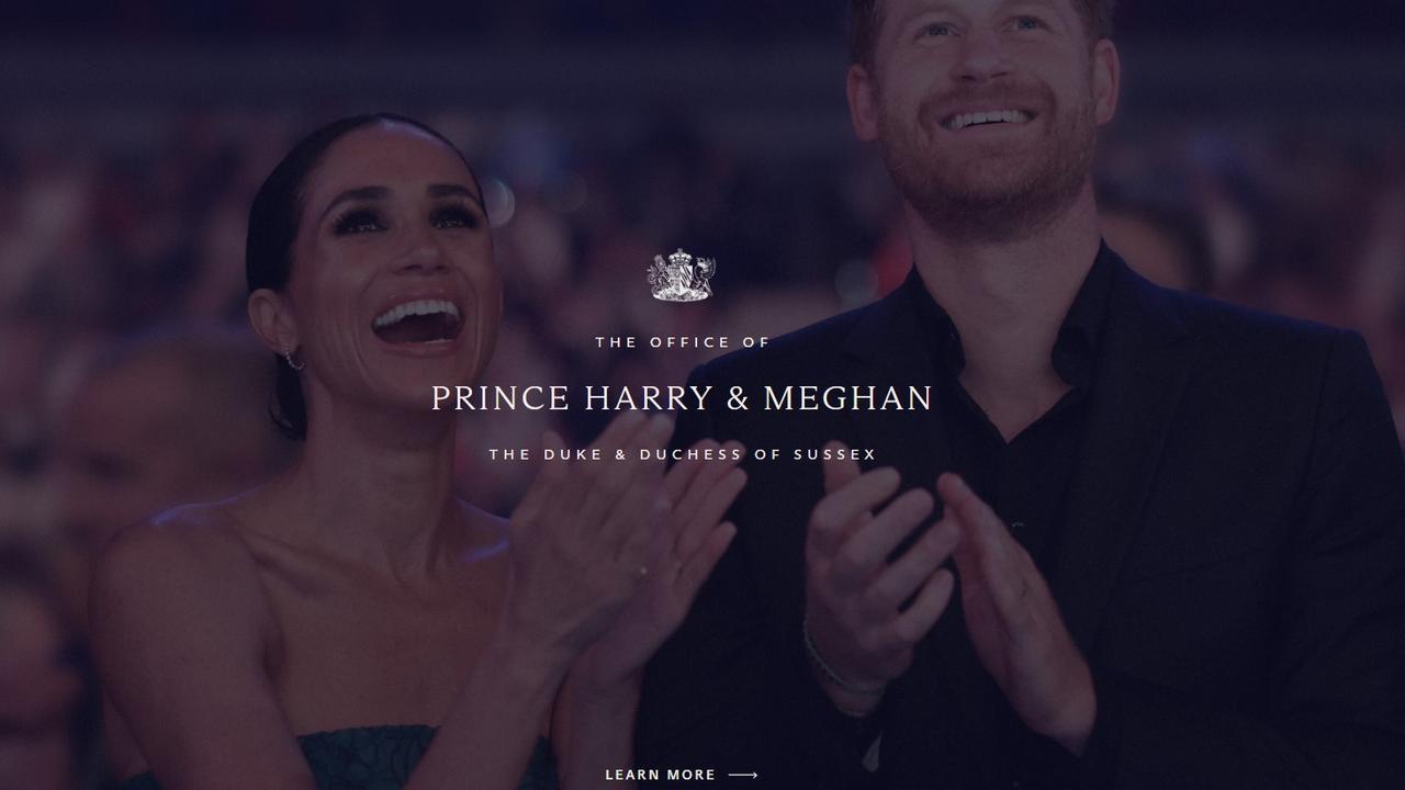 Meghan Markle and Prince Harry have launched their new website Sussex.com.