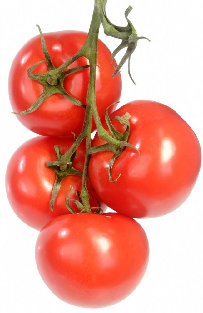 Vine tomatoes.