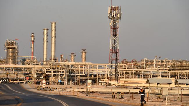 Saudi Aramco's Abqaiq oil processing plant. Picture AFP