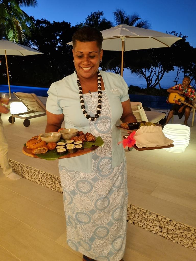 Our butler Vani was incredible and made us feel right at home. Picture: news.com.au / Jasmine Kazlauskas