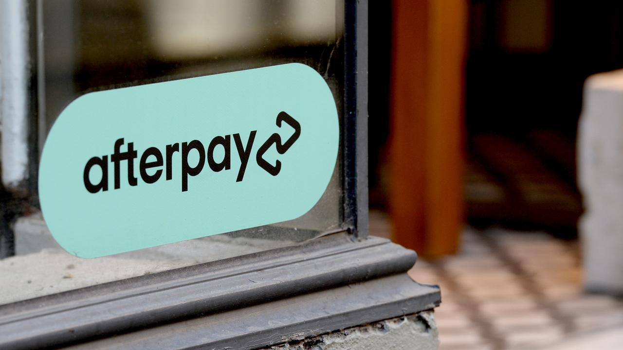 Afterpay was hit hard by the slump in tech stocks. Picture: NCA NewsWire/Andrew Henshaw