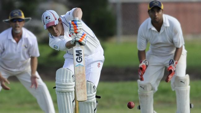 Camden District Cricket Association player stats after eight rounds, 2024-25.