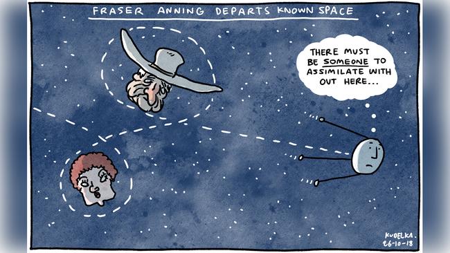 Jon Kudelka Letters Cartoon for 26-10-2018.Version: Letters Cartoon  (1280x720 - Aspect ratio preserved, Canvas added)COPYRIGHT: The Australian's artists each have different copyright agreements in place regarding re-use of their work in other publications.Please seek advice from the artists themselves or the Managing Editor of The Australian regarding re-use.