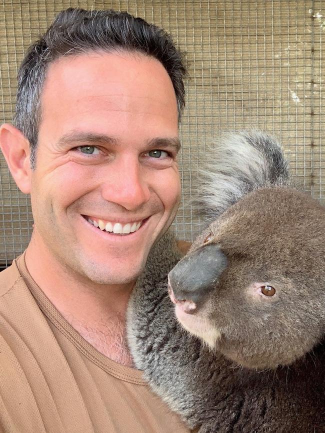 Dr Garnett Hall who is a Captain with the Australian Army and helped treat animals on Kangaroo Island. Picture: Supplied