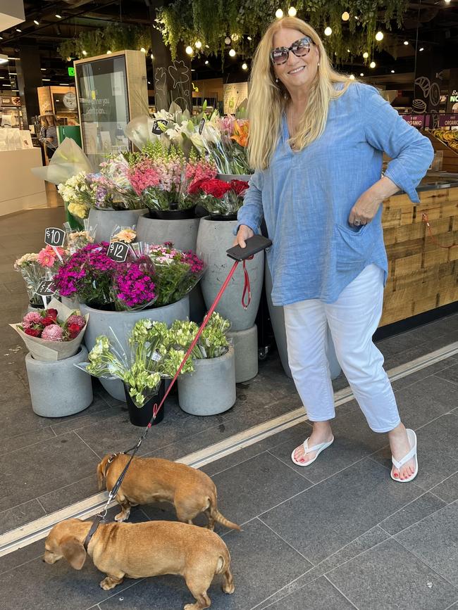 Woollahra resident Nikki Vos outside Woolworths Double Bay.