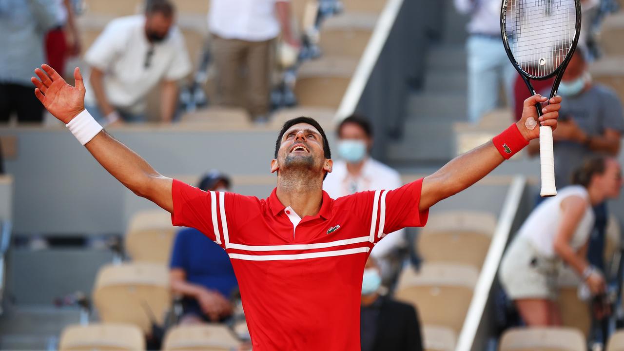 French Open men’s final result Novak Djokovic defeats Stefanos