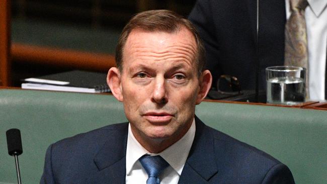 Former prime minister Tony Abbott: ‘American values can be relied upon but American help less so’. Picture: AAP