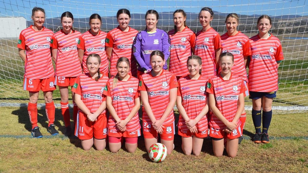 Stanthorpe Football competition Ballandean Ladies team. Photo: Contributed