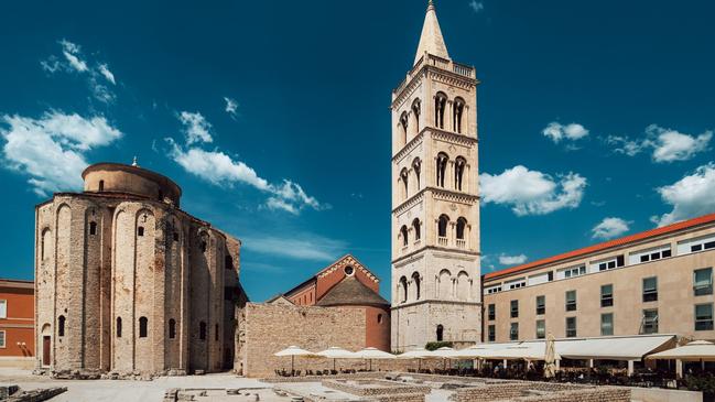 The historic centre of Zadar, Croatia.